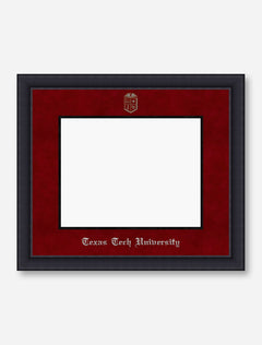 Silver Embossed Black Satin Red Suede Diploma Frame T6
