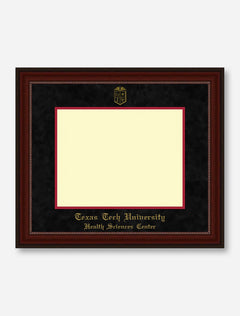 HSC Gold Embossed Cherry Bead Black Suede Diploma Frame T10
