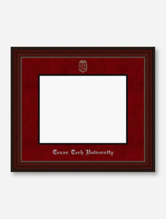 Silver Embossed Cherry Bead Red Suede Diploma Frame T3