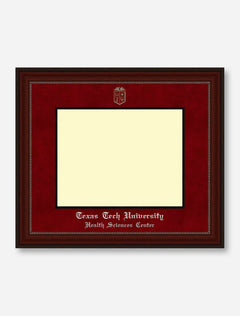 HSC Silver Embossed Cherry Bead Red Suede Diploma Frame T9