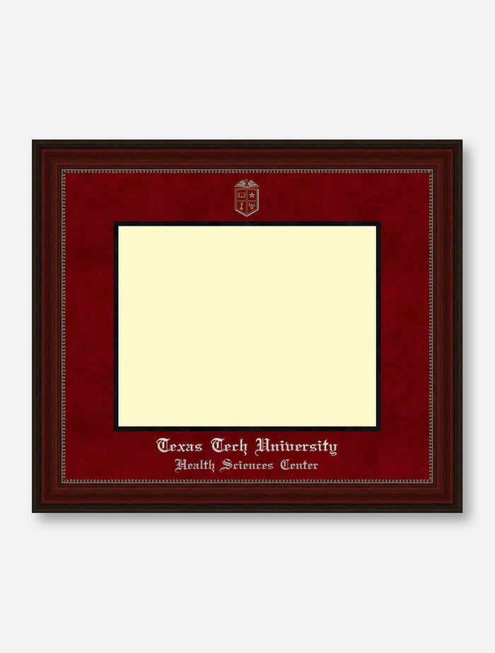 HSC Silver Embossed Cherry Bead Red Suede Diploma Frame T9