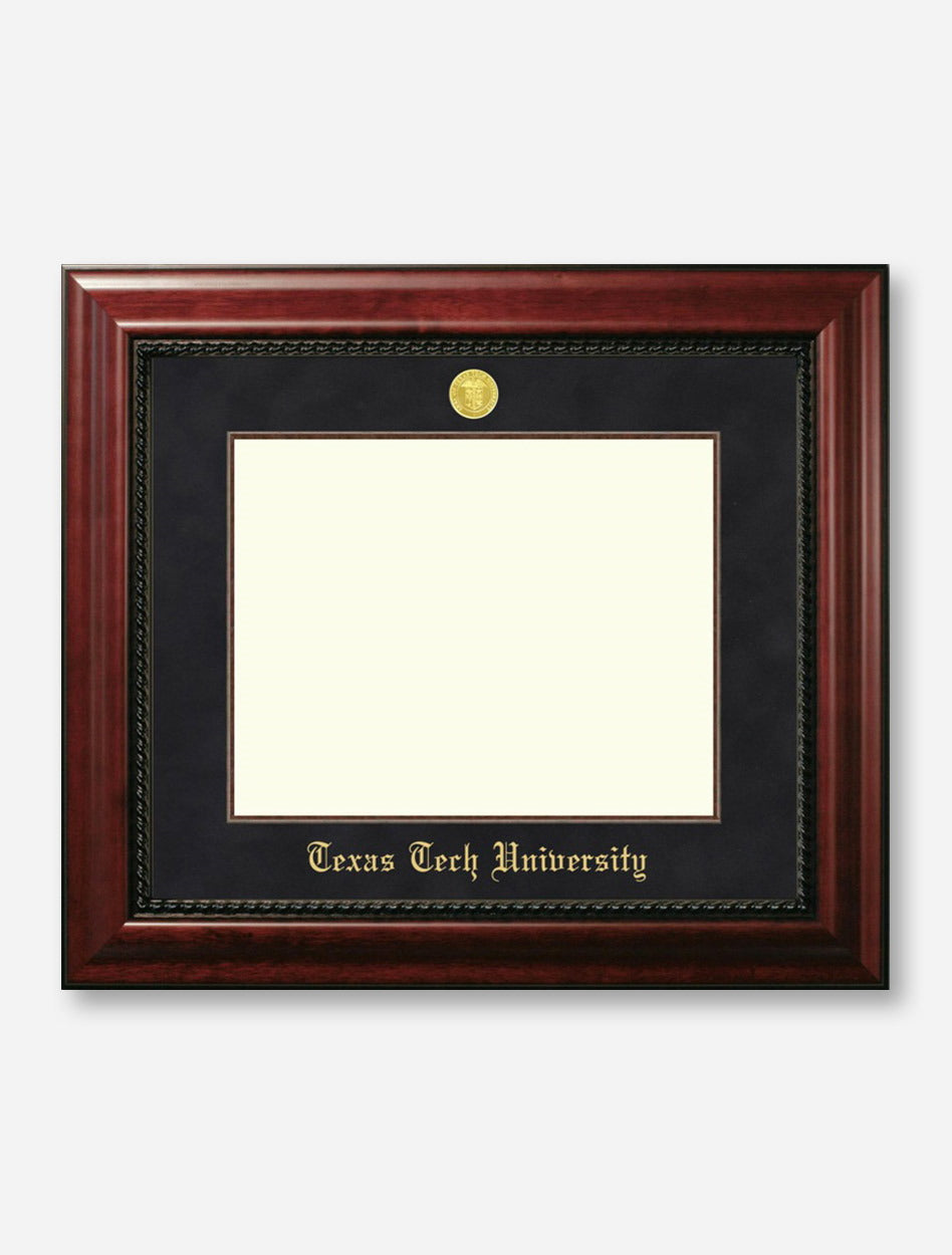 Texas Tech Gold Medallion Executive Diploma Frame U1