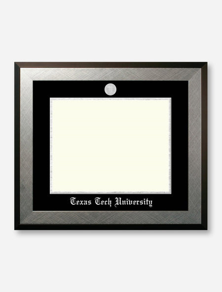 Texas Tech Silver Medallion Honors Silver Diploma Frame U2
