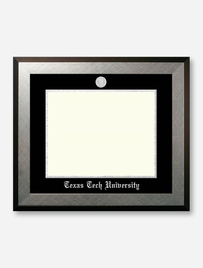 Texas Tech Silver Medallion Honors Silver Diploma Frame U2