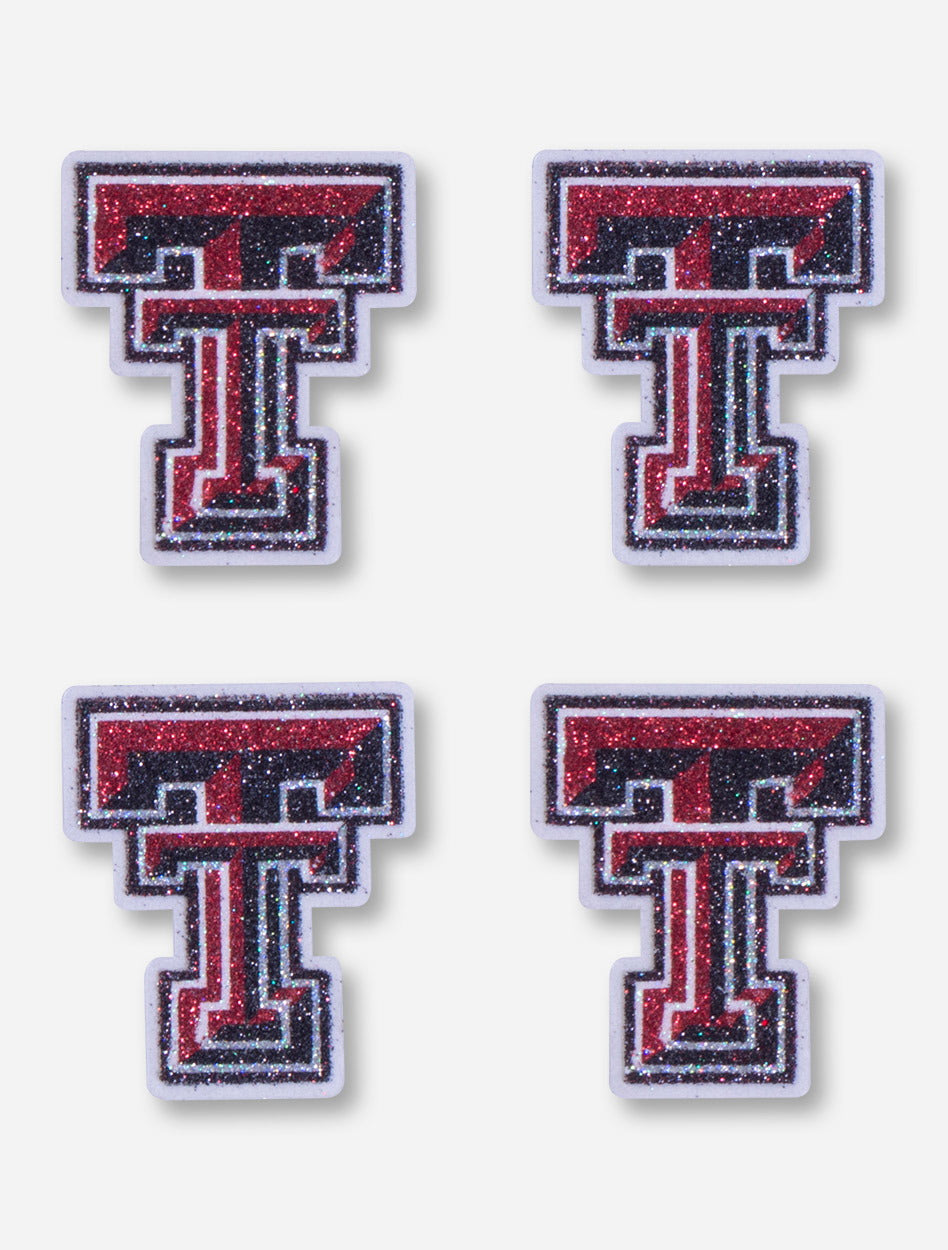 Texas Tech Glitter Double T Body Stickers