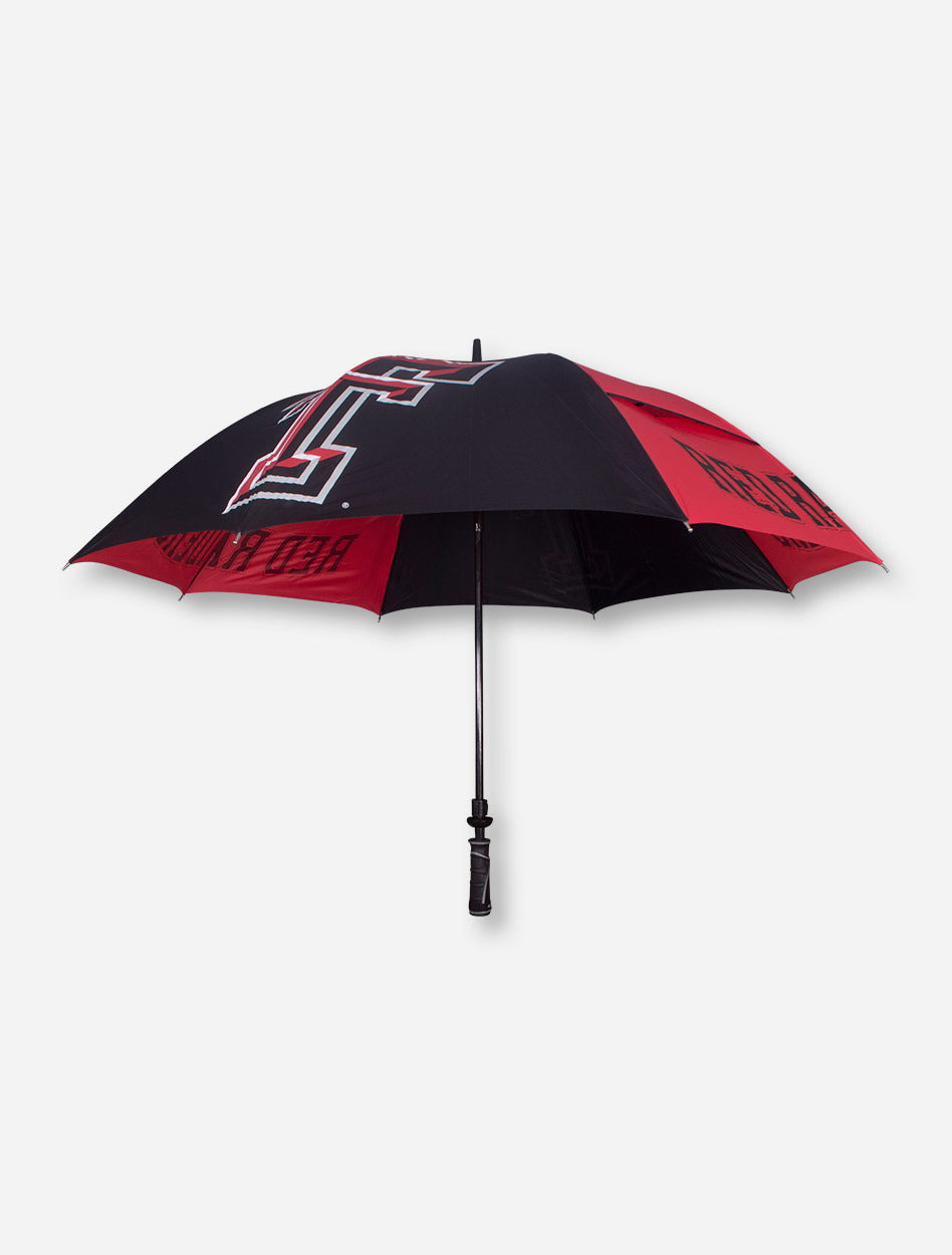 Texas Tech 62" Hybrid Black Umbrella