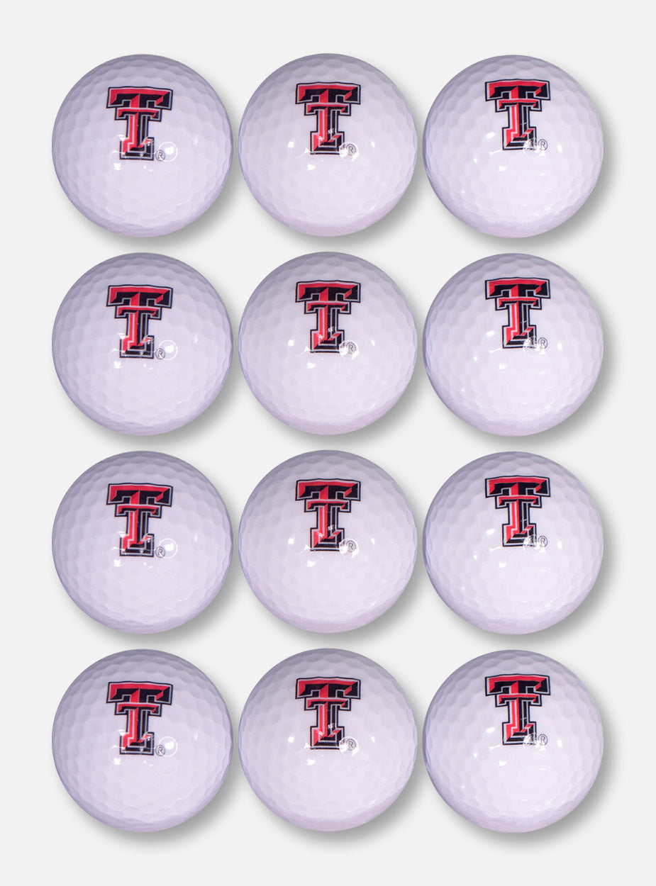 Team Golf Dozen Pack Texas Tech Double T Golf Balls