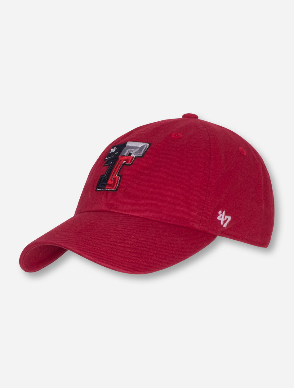 47 Brand Texas Tech Texas Flag Double T Adjustable Cap