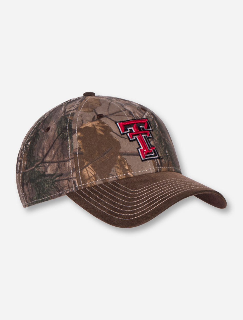 The Game Texas Tech Double T on Camo Adjustable Cap