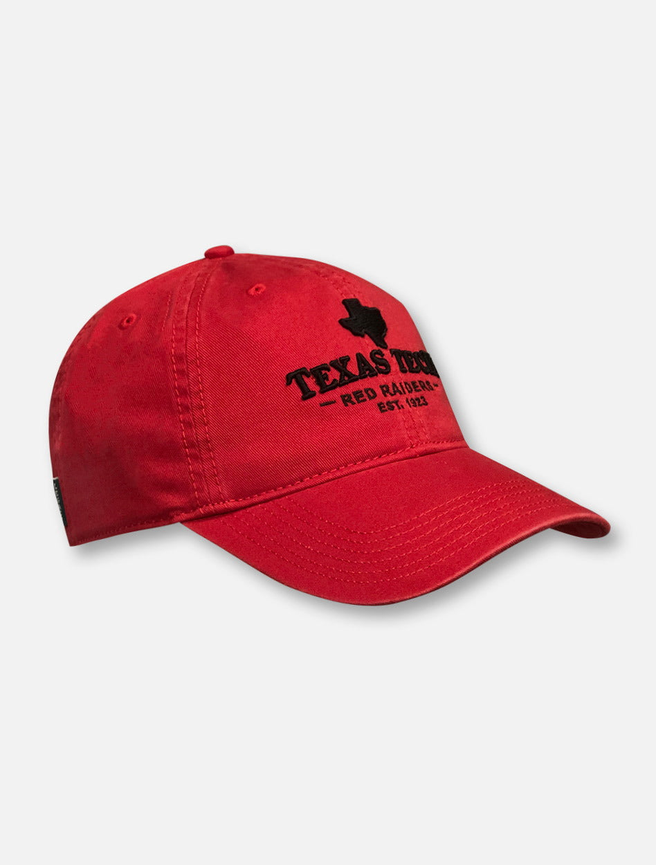 Texas Tech State Silhouette over Texas Tech Red Raiders 1923 Adjustable Cap