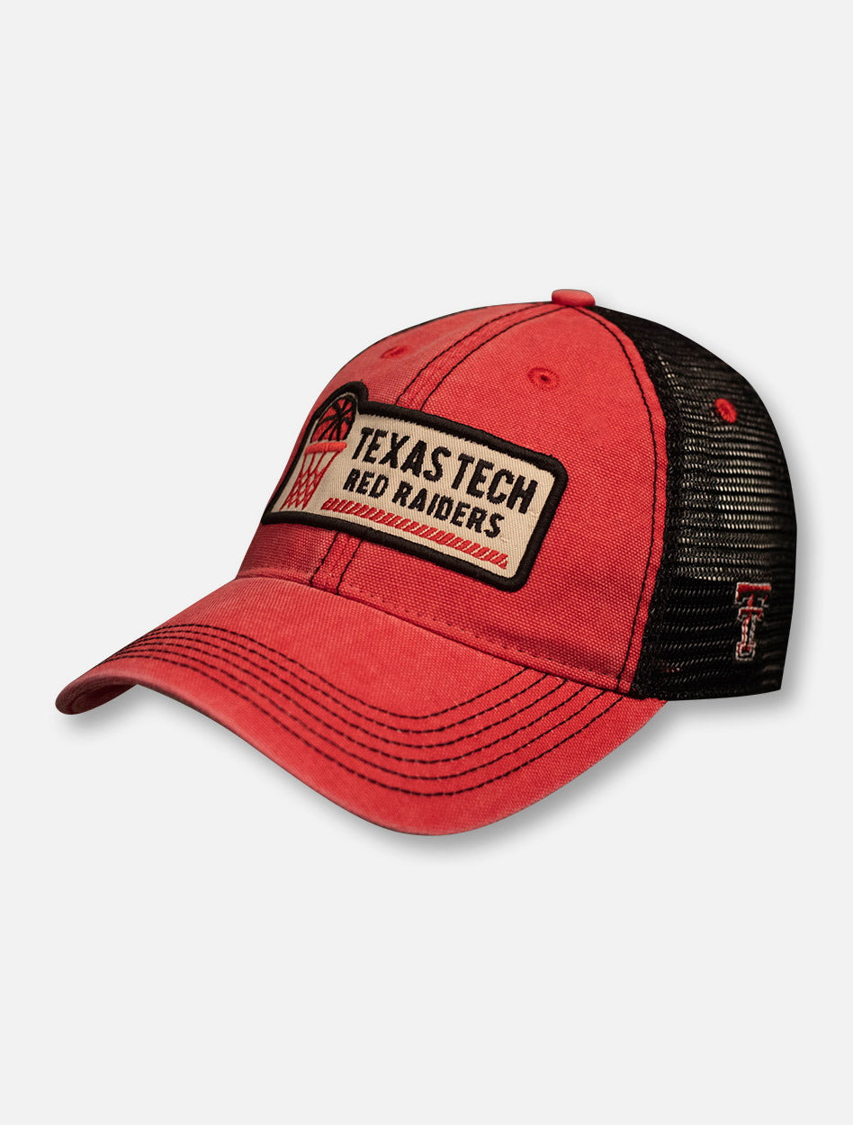 Texas Tech Red Raiders Basketball Hoop Patch Mesh Back Cap