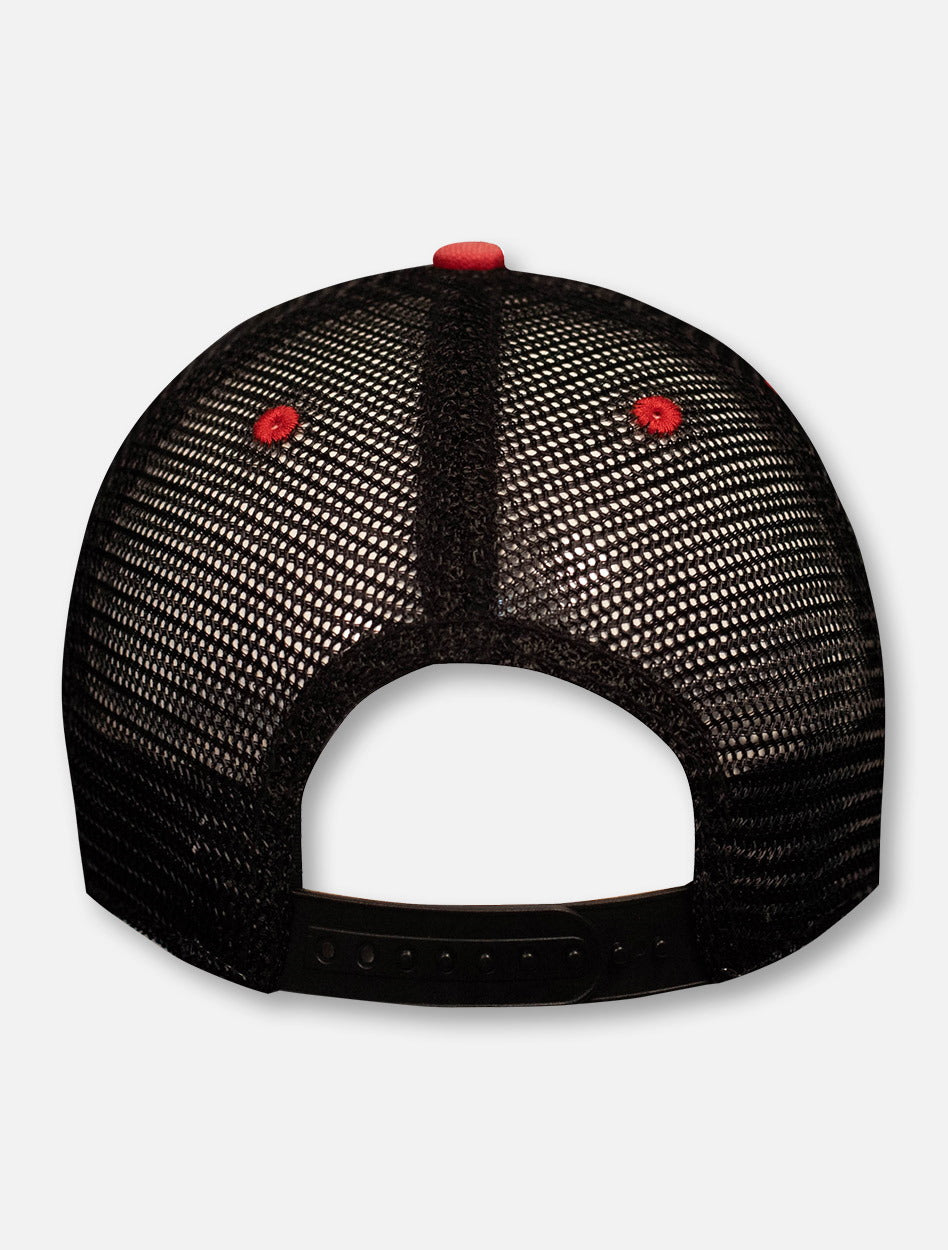 Texas Tech Red Raiders Basketball Hoop Patch Mesh Back Cap