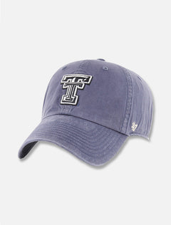 47 Brand Texas Tech "Portal Hudson" Black and White Double T Adjustable Cap