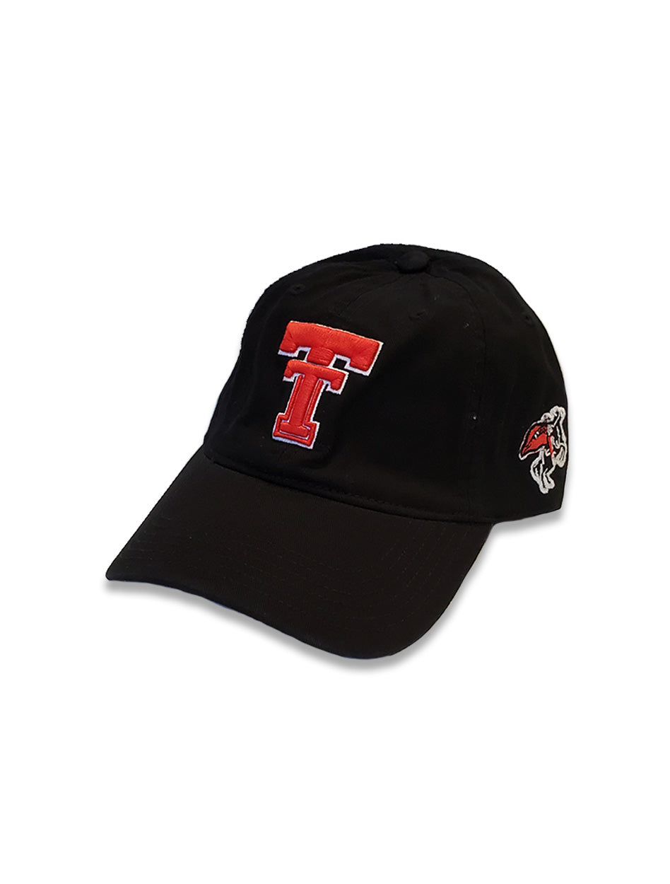 Legacy Texas Tech Vault Double T with Vault Horse Logo on Side Adj. Cap