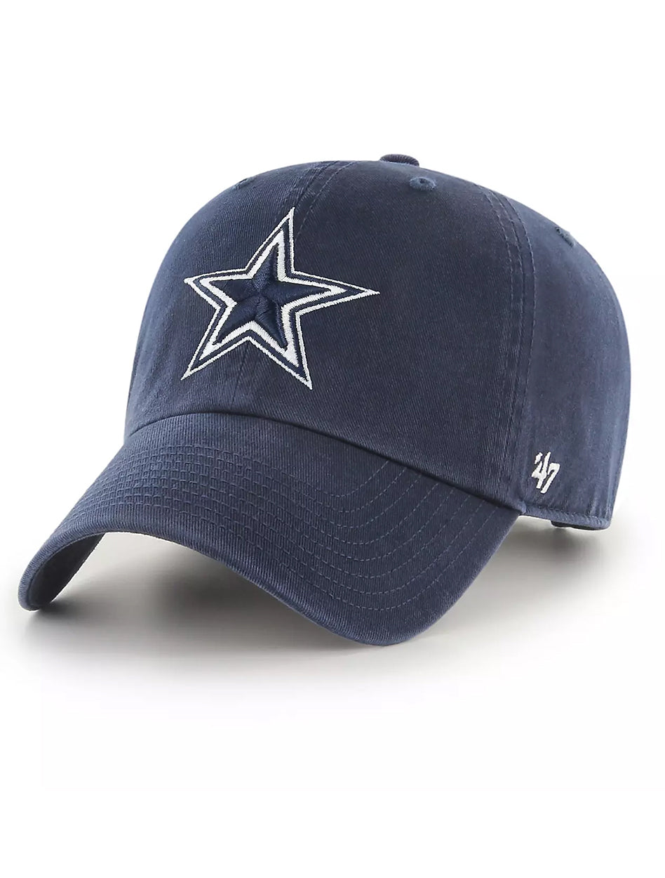 Dallas Cowboys NFL Official 47 Brand "Clean Up -Star" Adjustable Hat