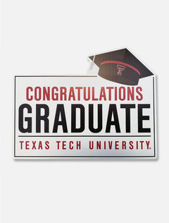Texas Tech Red Raiders "Congratulations Graduate" Lawn Sign