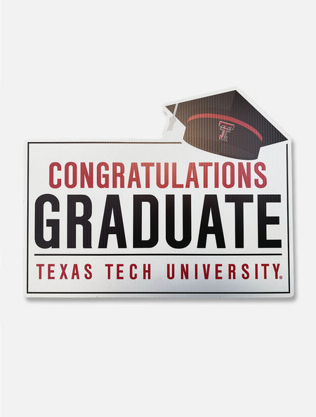 Texas Tech Red Raiders "Congratulations Graduate" Lawn Sign