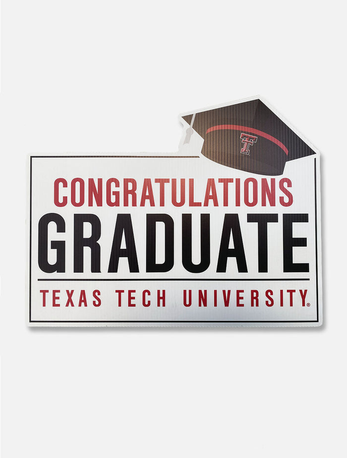 Texas Tech Red Raiders "Congratulations Graduate" Lawn Sign