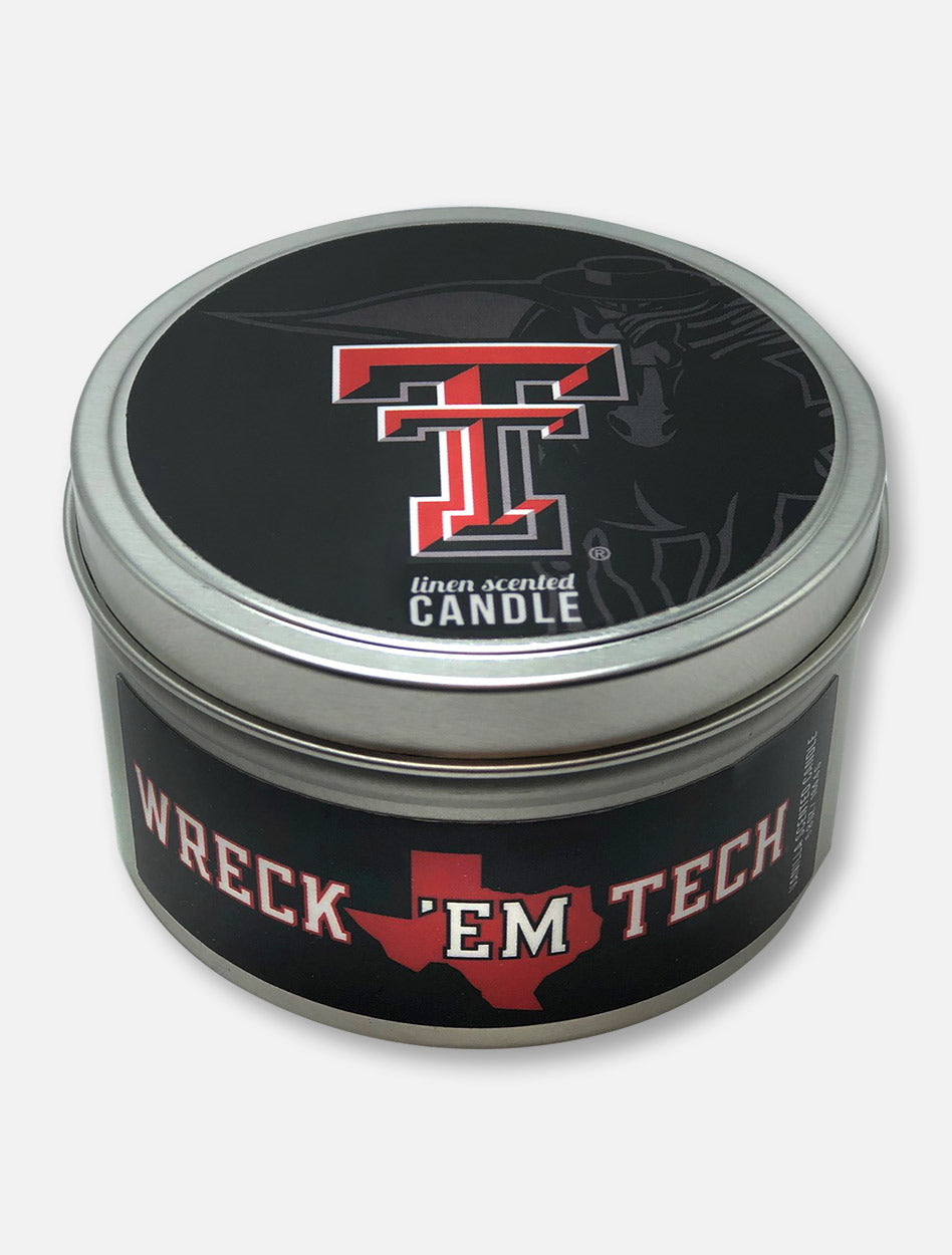 Texas Tech Red Raiders Linen Scented Travel Candle