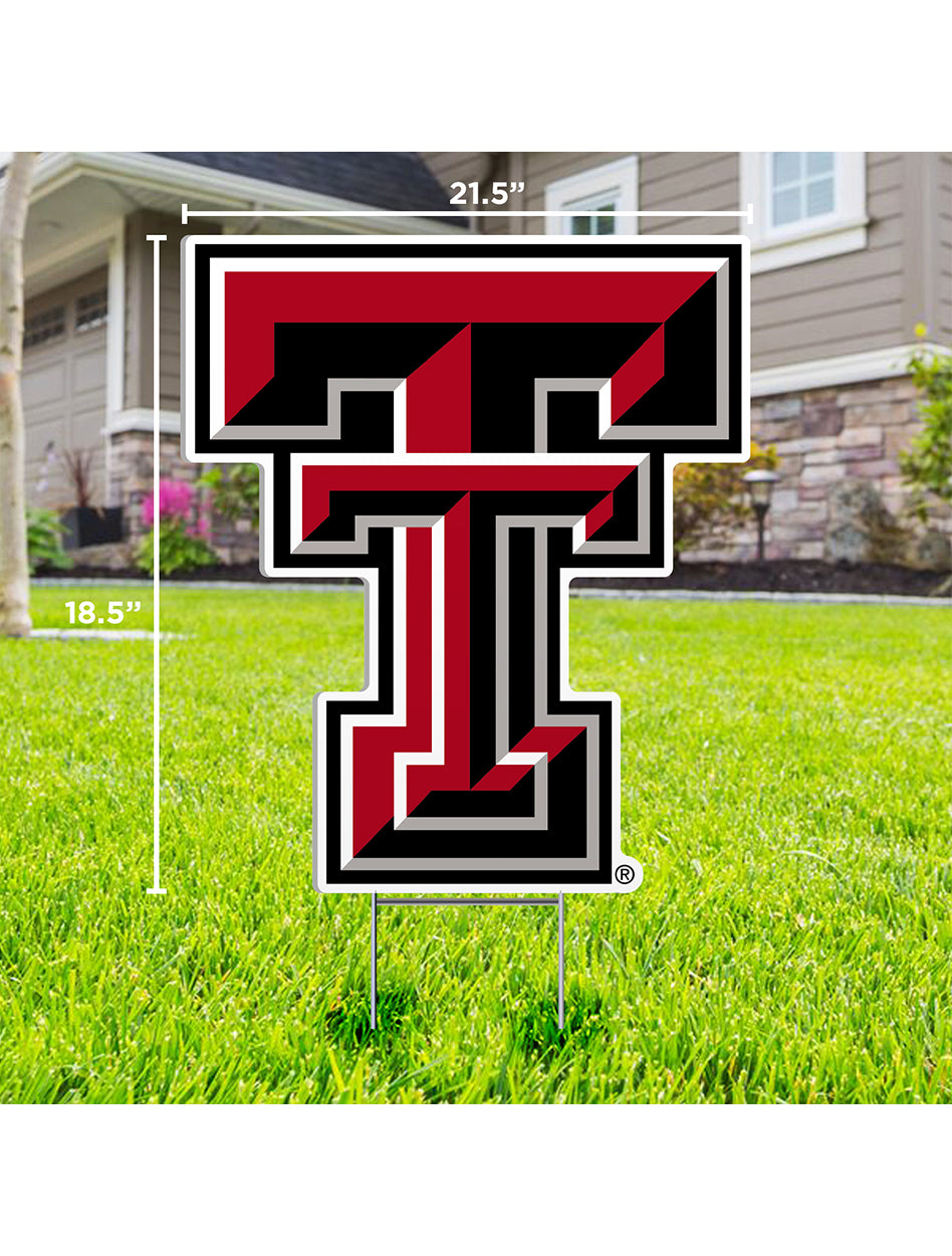 Texas Tech Double T Lawn Sign – Red Raider Outfitter