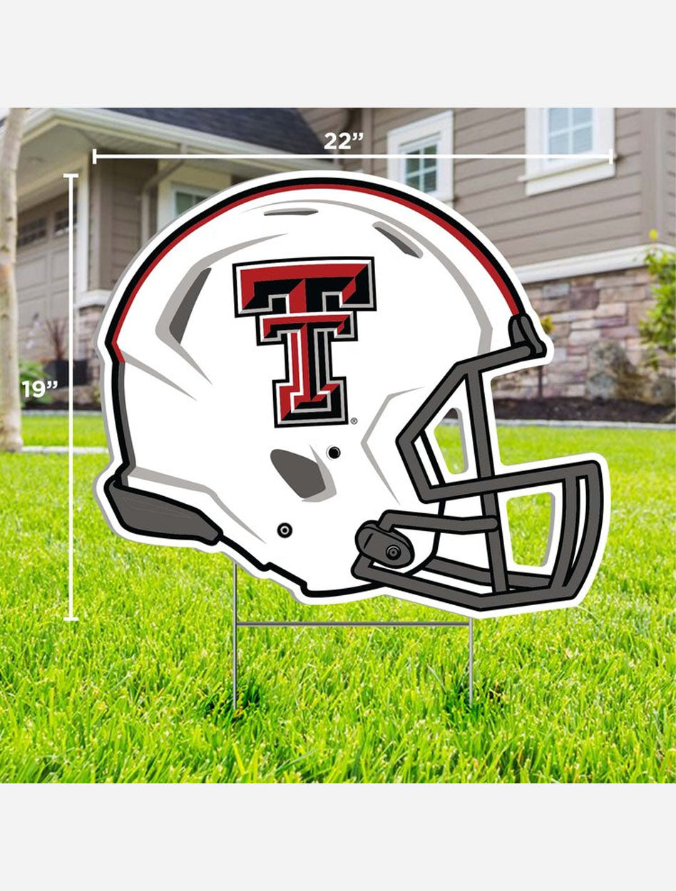 Texas Tech Football Helmet Lawn Sign