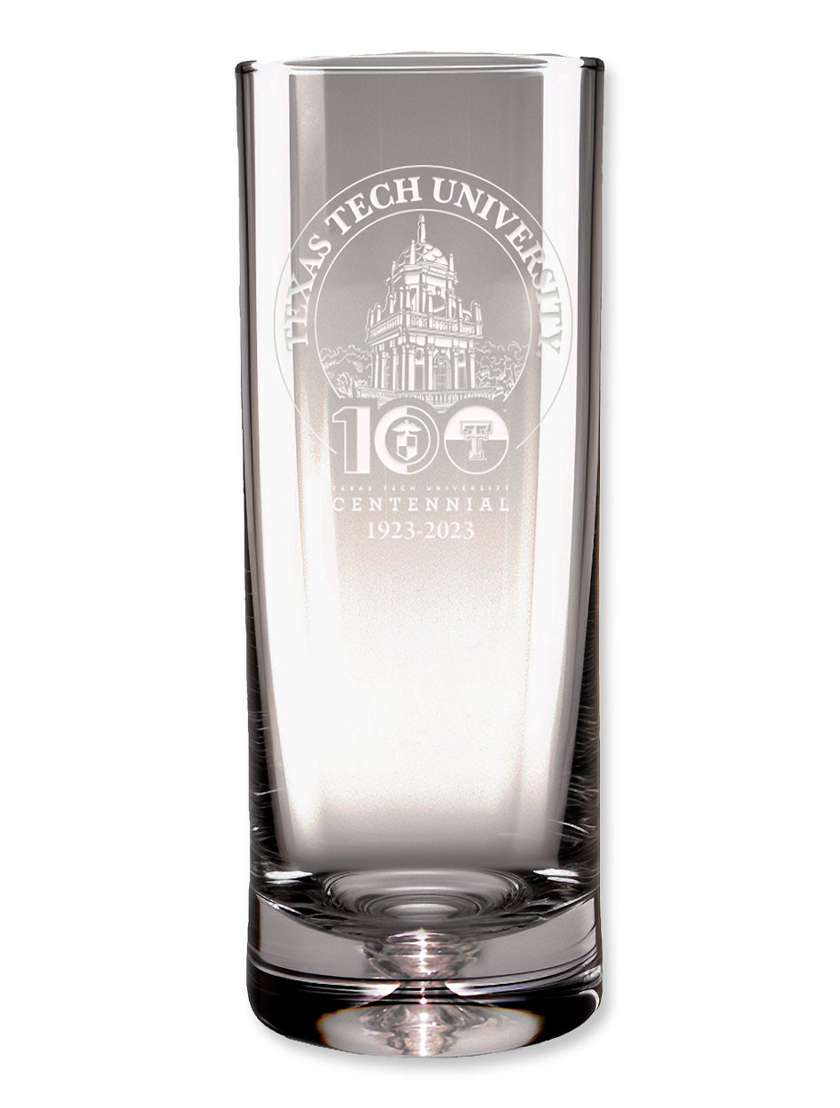 Texas Tech "100th Anniversary" Crystal Vase