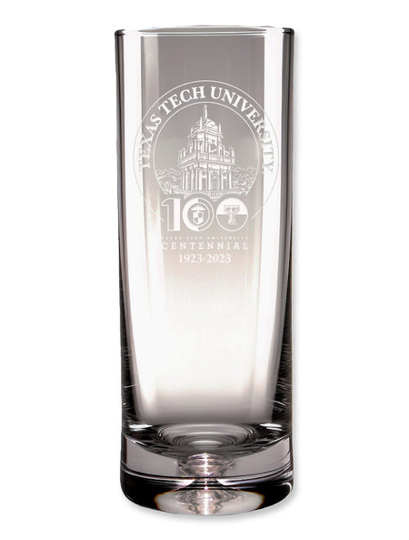 Texas Tech "100th Anniversary" Crystal Vase