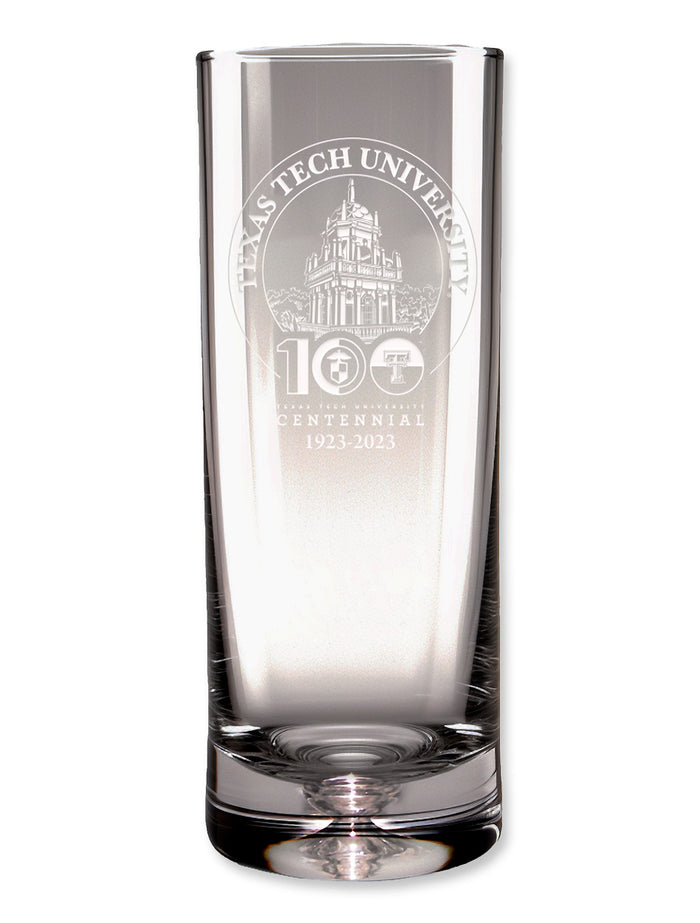 Texas Tech "100th Anniversary" Crystal Vase