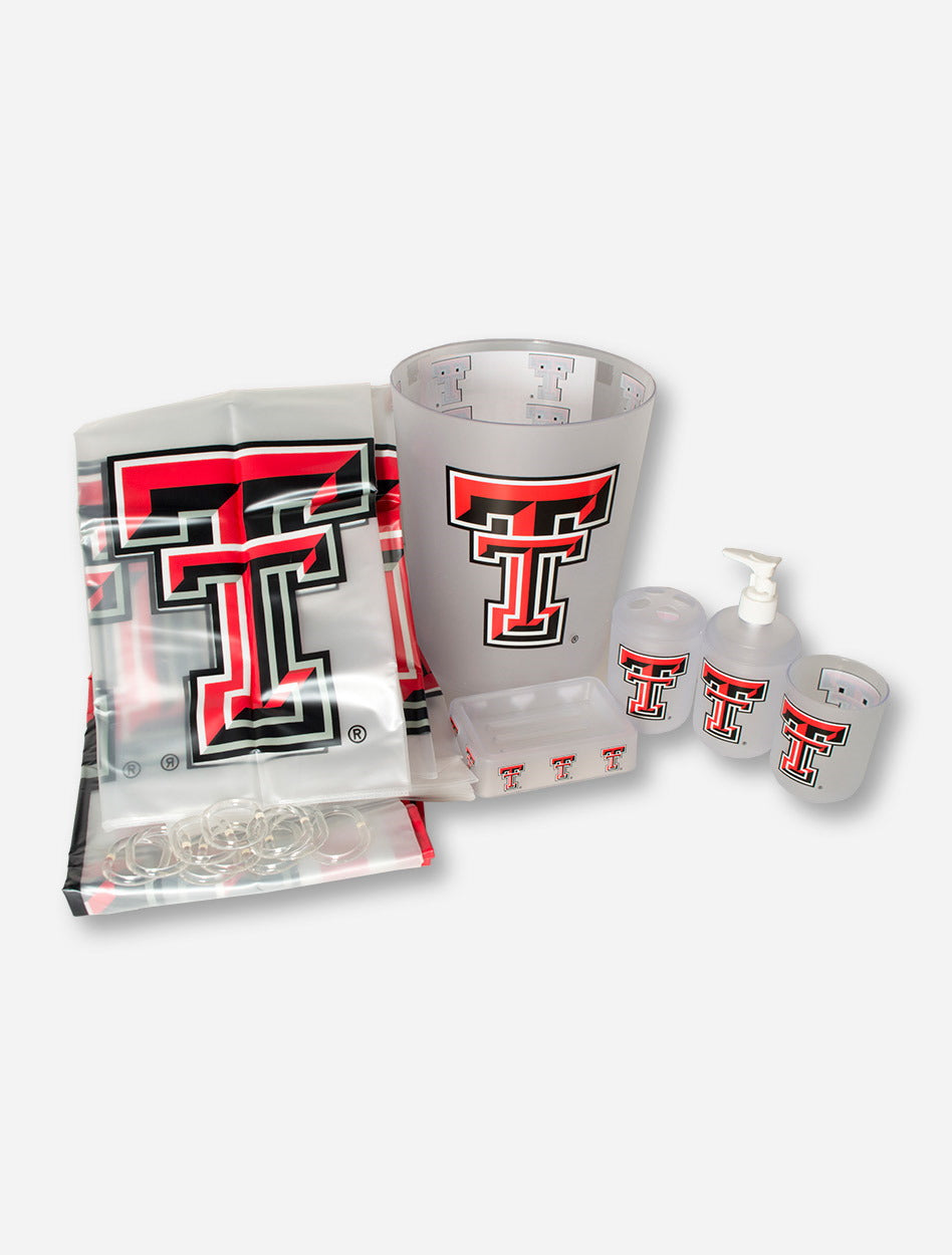 Texas Tech Double T 7-Piece Bathroom Set