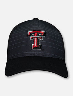 Top of the World Texas Tech Red Raiders Double T "McGavin" Black Stretch Fit Cap