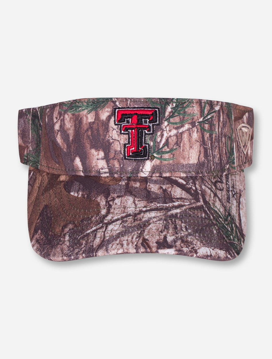 Top of The World Texas Tech RealTree Double T Camo Visor