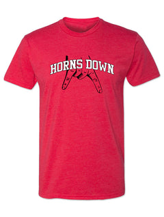 Texas Tech Vintage "Horns Down" Tri-Blend T-shirt