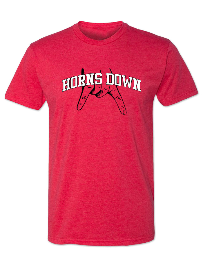 Texas Tech Vintage "Horns Down" Tri-Blend T-shirt