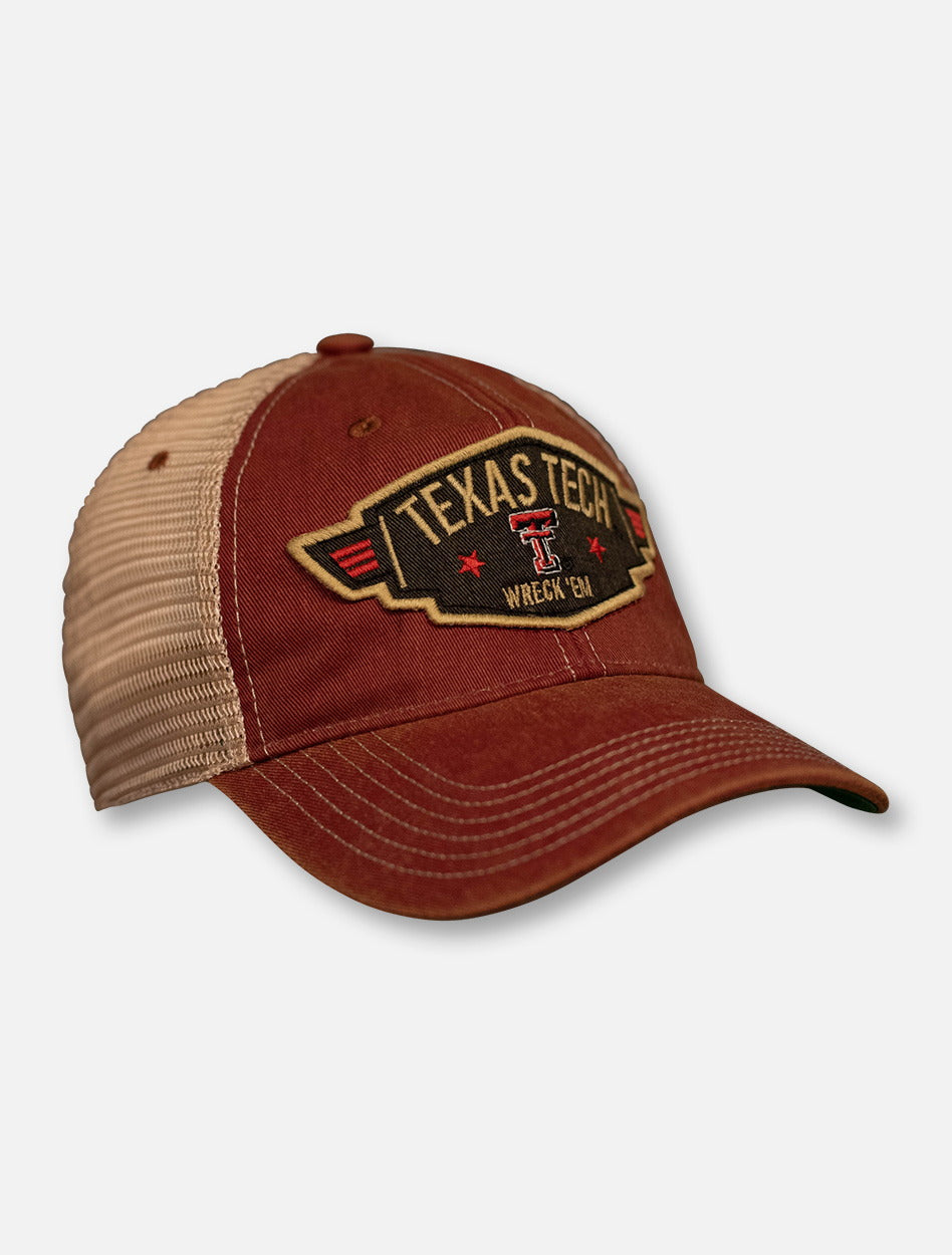 Legacy Texas Tech Red Raiders Double T " Stone Washed" Mesh Snapback Cap