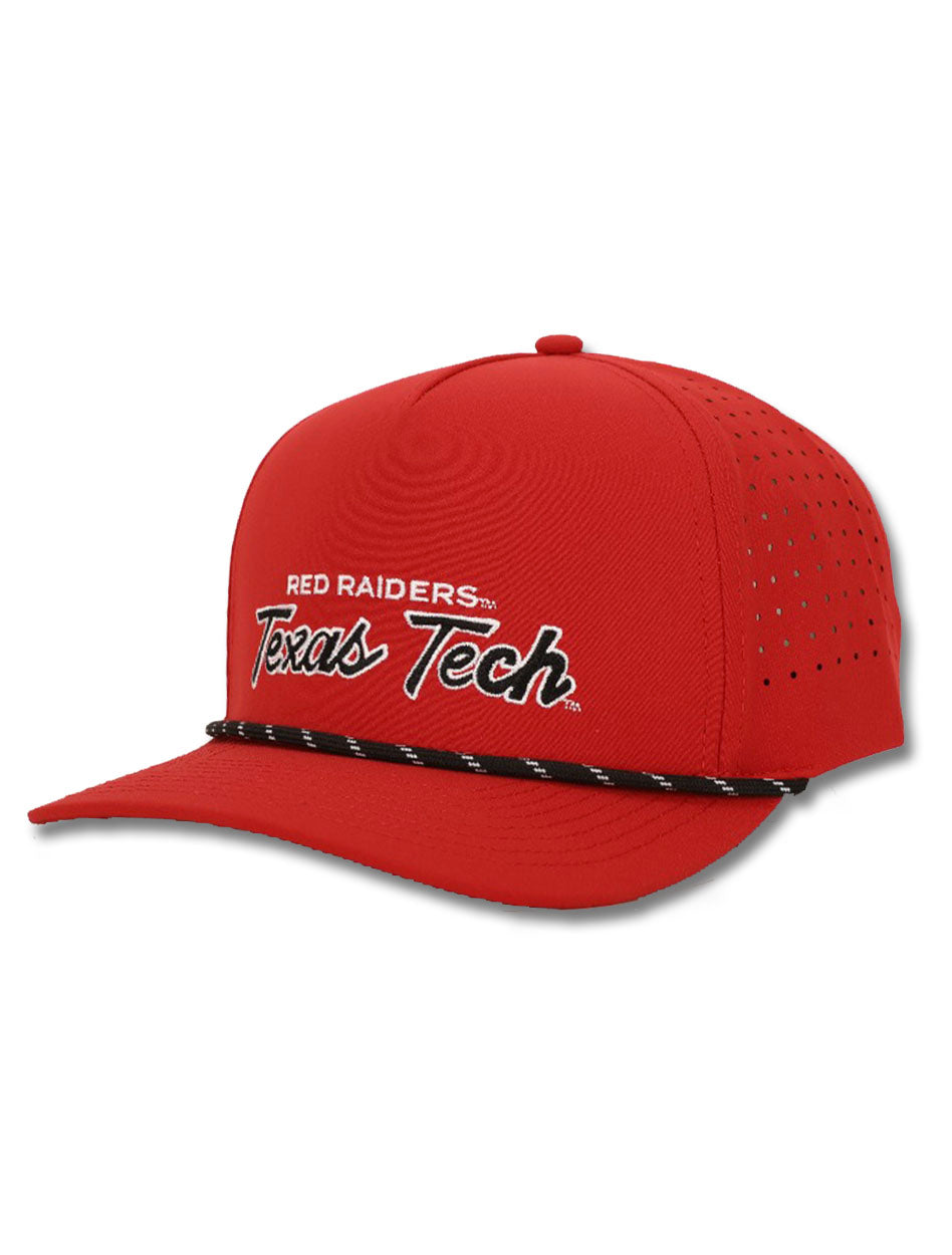 Dark Horse Texas Tech "SL Script" Red Corded Sport Snapback Cap