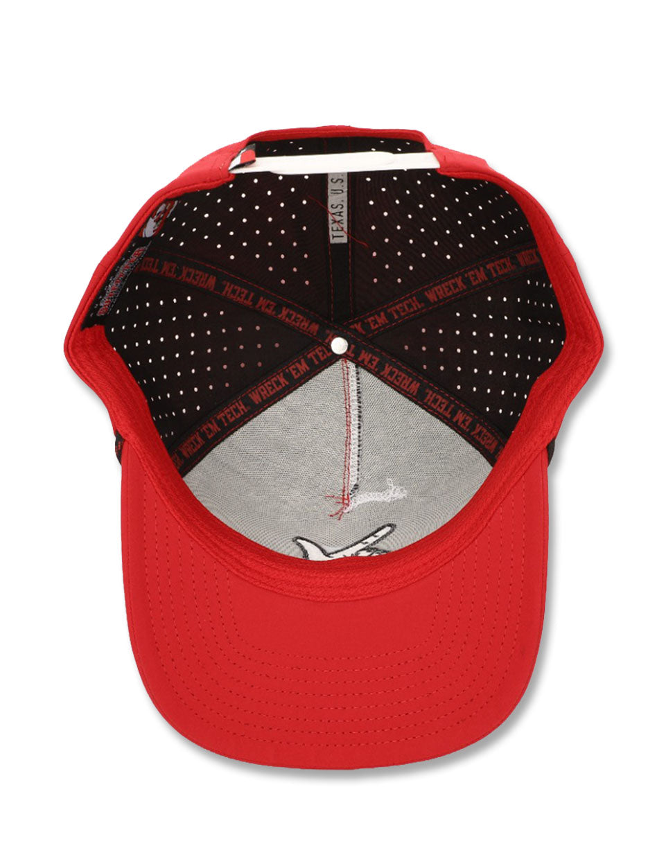 Dark Horse Texas Tech "Guns Up" Red Corded Sport Snapback Cap