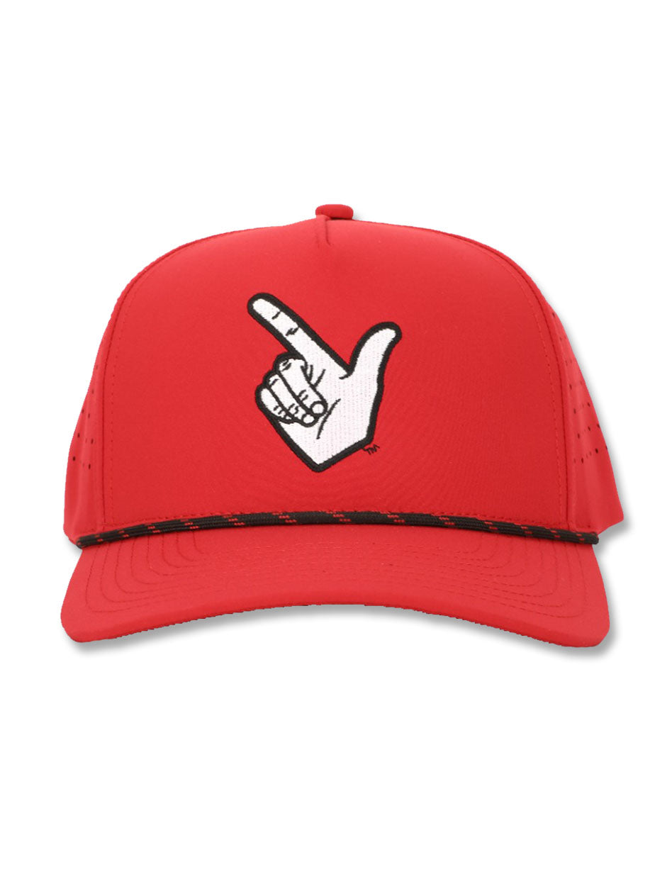 Dark Horse Texas Tech "Guns Up" Red Corded Sport Snapback Cap