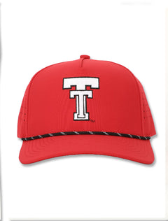 Dark Horse Texas Tech "Throwback" Red Corded Sport Snapback Cap