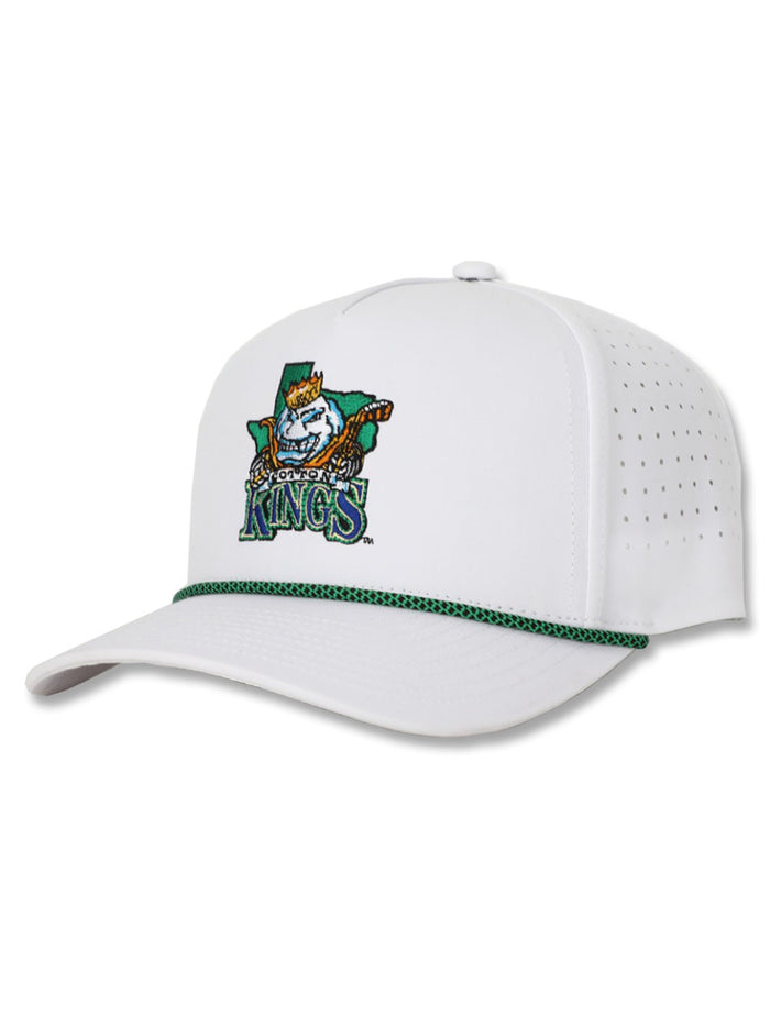 Lubbock "Cotton Kings" White Corded Sport Snapback Cap