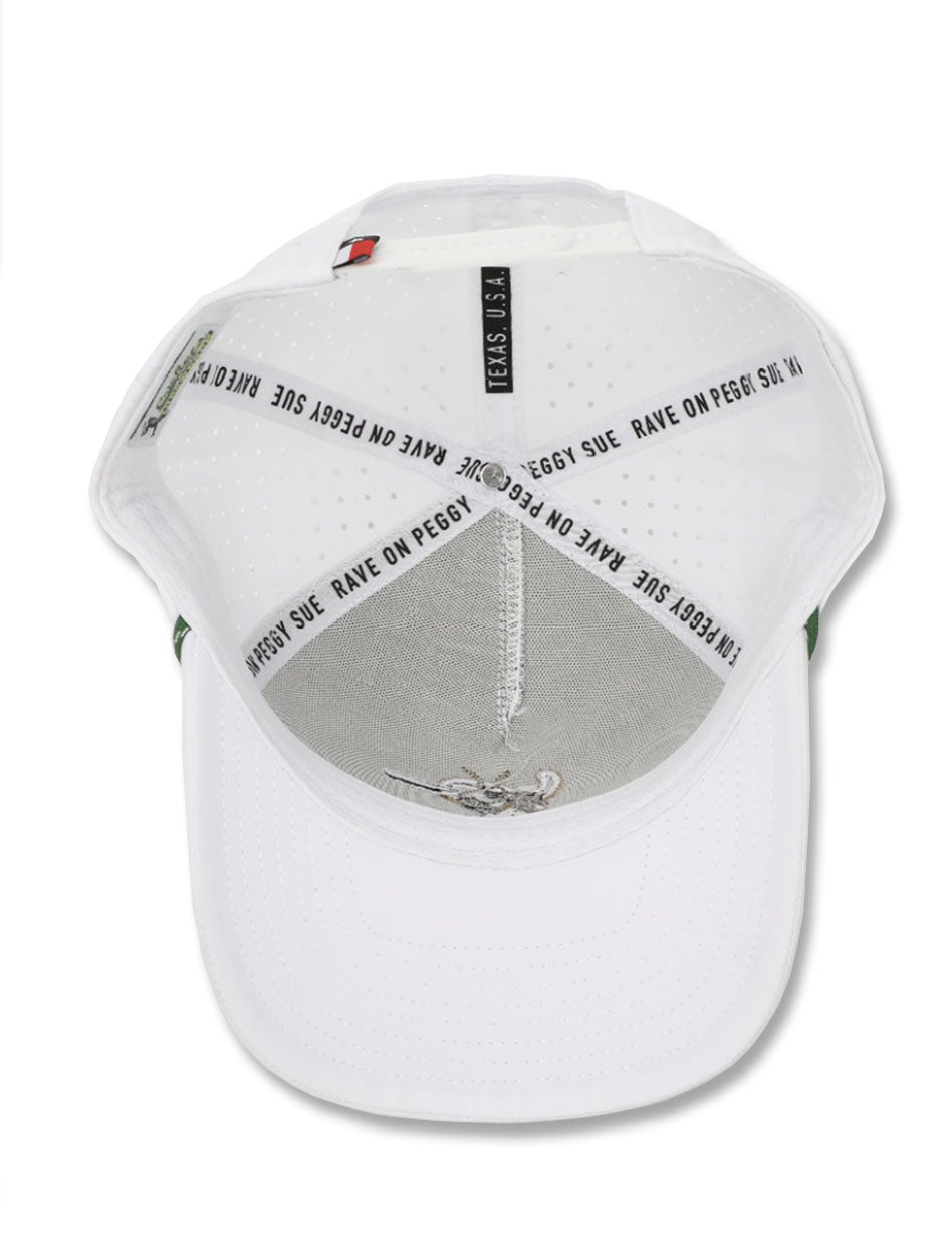 Lubbock "Crickets" Baseball White Corded Sport Snapback Cap