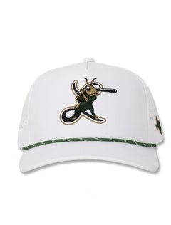 Lubbock "Crickets" Baseball White Corded Sport Snapback Cap