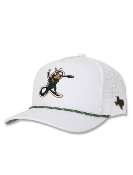 Lubbock "Crickets" Baseball White Corded Sport Snapback Cap