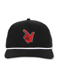 Dark Horse Texas Tech "Guns Up" Black Corded Sport Snapback Cap