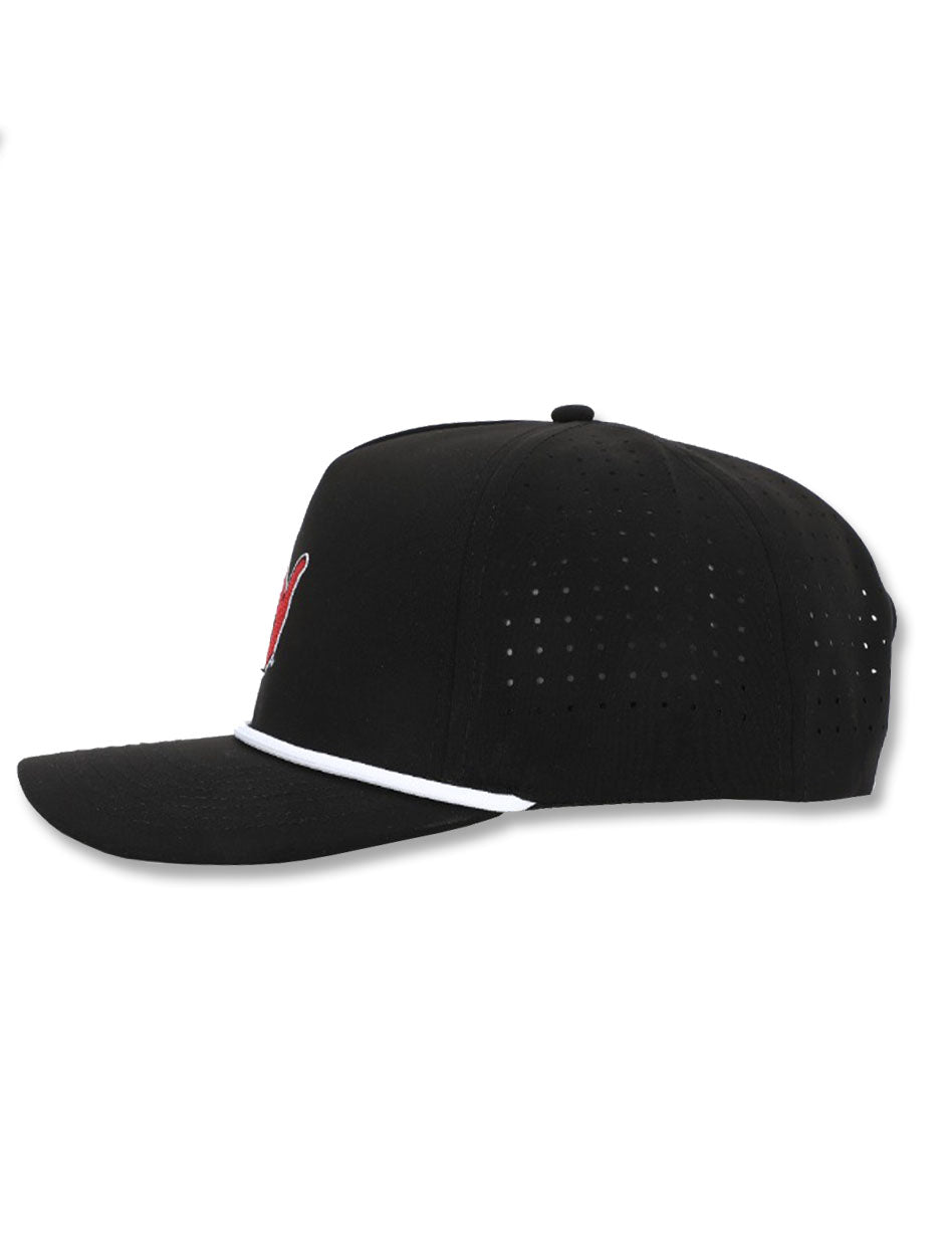 Dark Horse Texas Tech "Guns Up" Black Corded Sport Snapback Cap