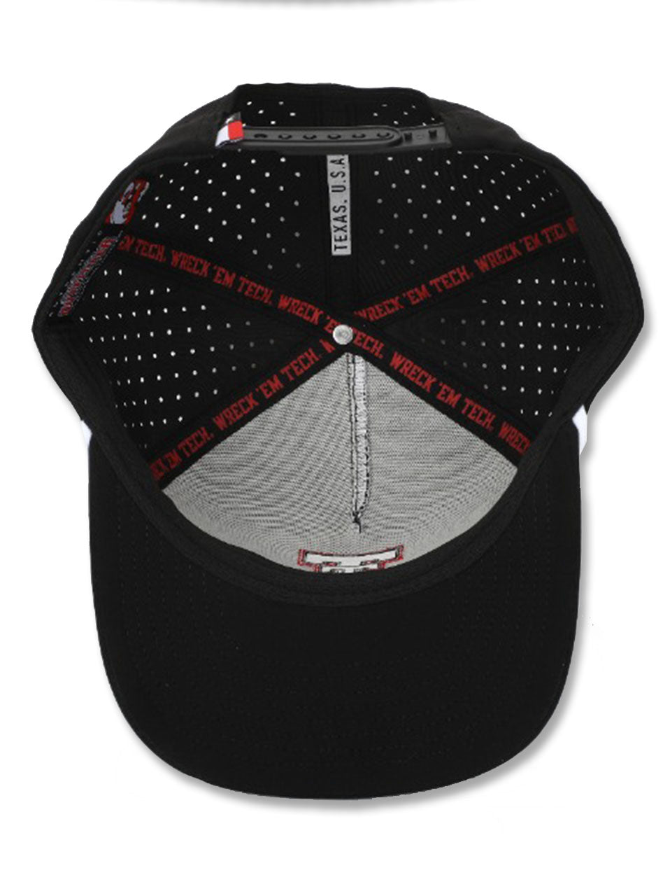 Dark Horse Texas Tech "Double T" Black Corded Sport Snapback Cap