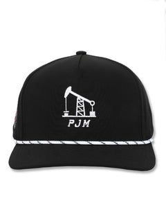 Dark Horse Texas Tech "PJM" Black Corded Sport Snapback Cap