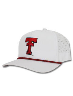 Dark Horse Texas Tech "Throwback" White Corded Sport Snapback Cap