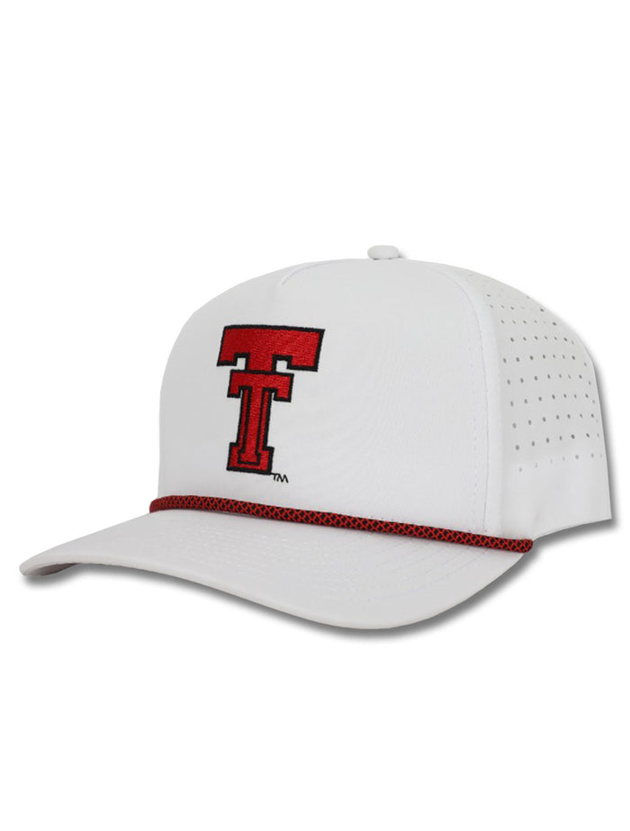 Dark Horse Texas Tech "Throwback" White Corded Sport Snapback Cap