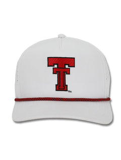Dark Horse Texas Tech "Throwback" White Corded Sport Snapback Cap