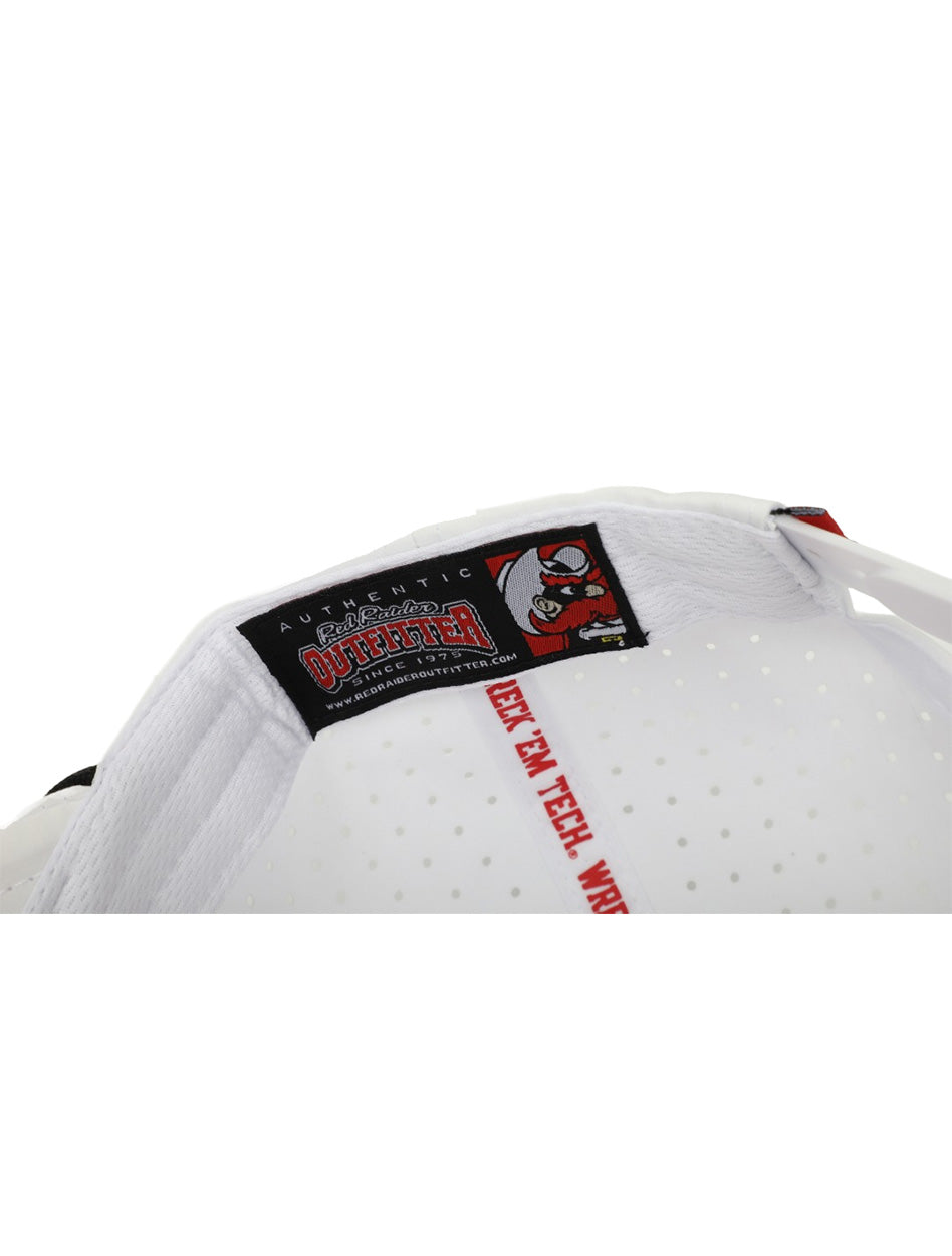 Dark Horse Texas Tech "PJM" White Corded Sport Snapback Cap
